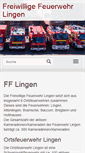 Mobile Screenshot of feuerwehr-lingen.de